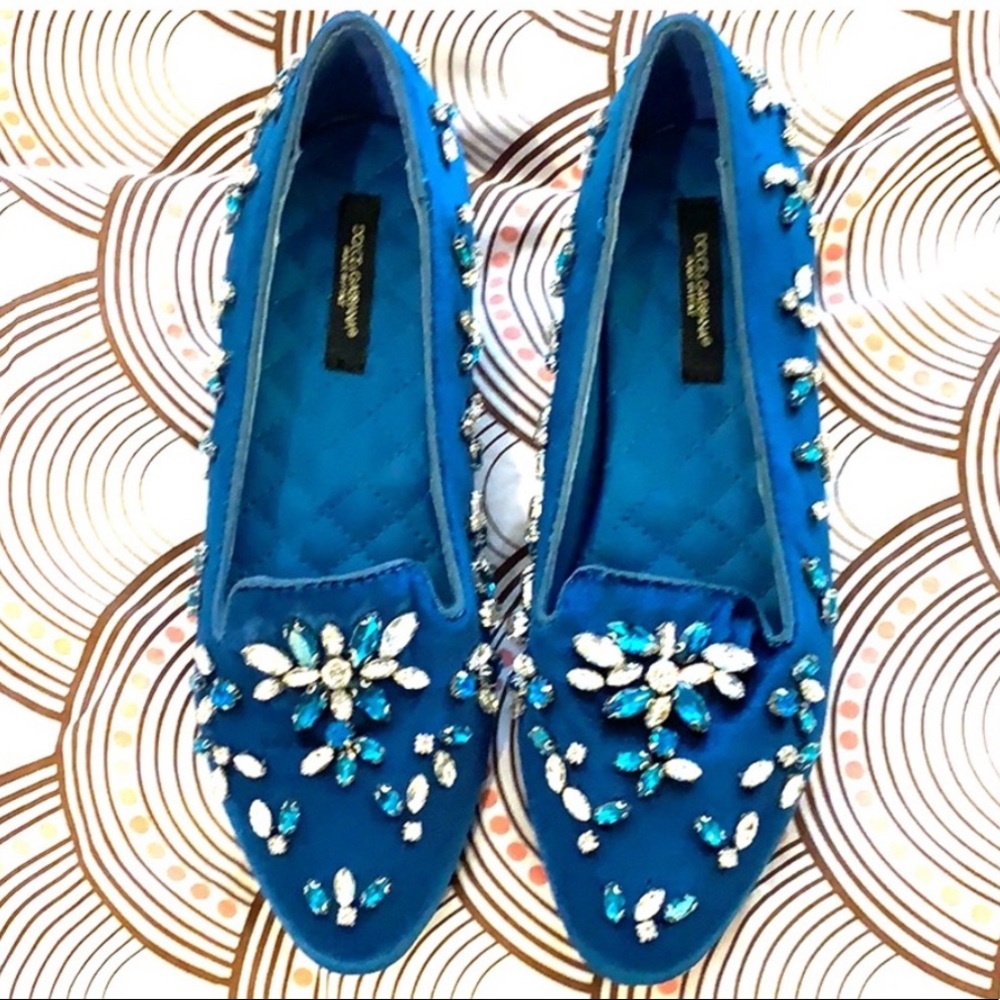 Dolce and Gabbana Loafer embellished size 39 8.5-9